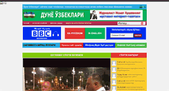 Desktop Screenshot of dunyouzbeklari.com
